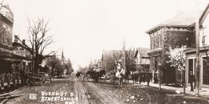 Queen Street, Streetsville, Looking South, C1900